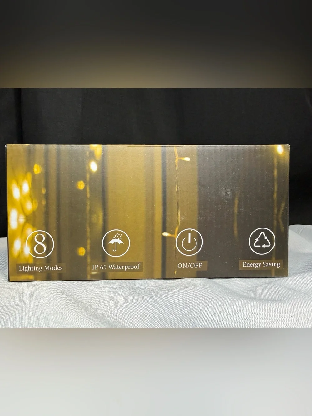Warm White Star Curtain Lights - Home Decorative String Lights Qty 2 Boxes NWT